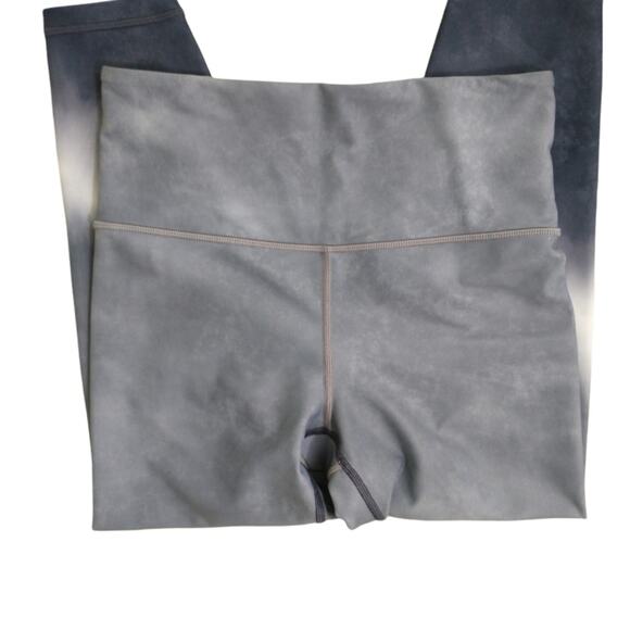 Athleta Elation 7/8 Tight Legging Wmn's Sz S Gray White Tie Dye Athletic pants - Picture 10 of 13